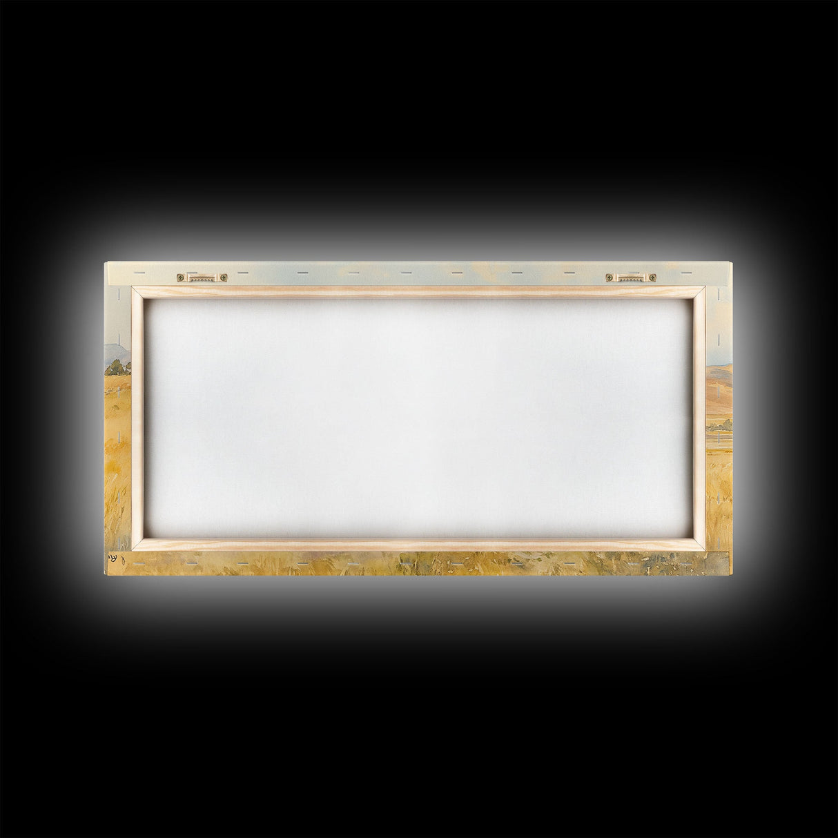 Cowboy On Snowy Path Framed Canvas Print Tall Art Winter Wonderland Western Christmas Decor Rustic Winter Wall Art Gift Cowboy Holiday Gift