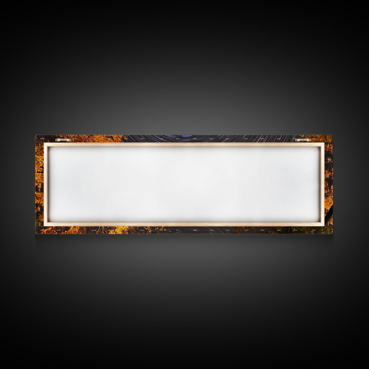 Time Lapse Photography Style Print, Panoramic Wall Art, Starry Night Sky Photo Print