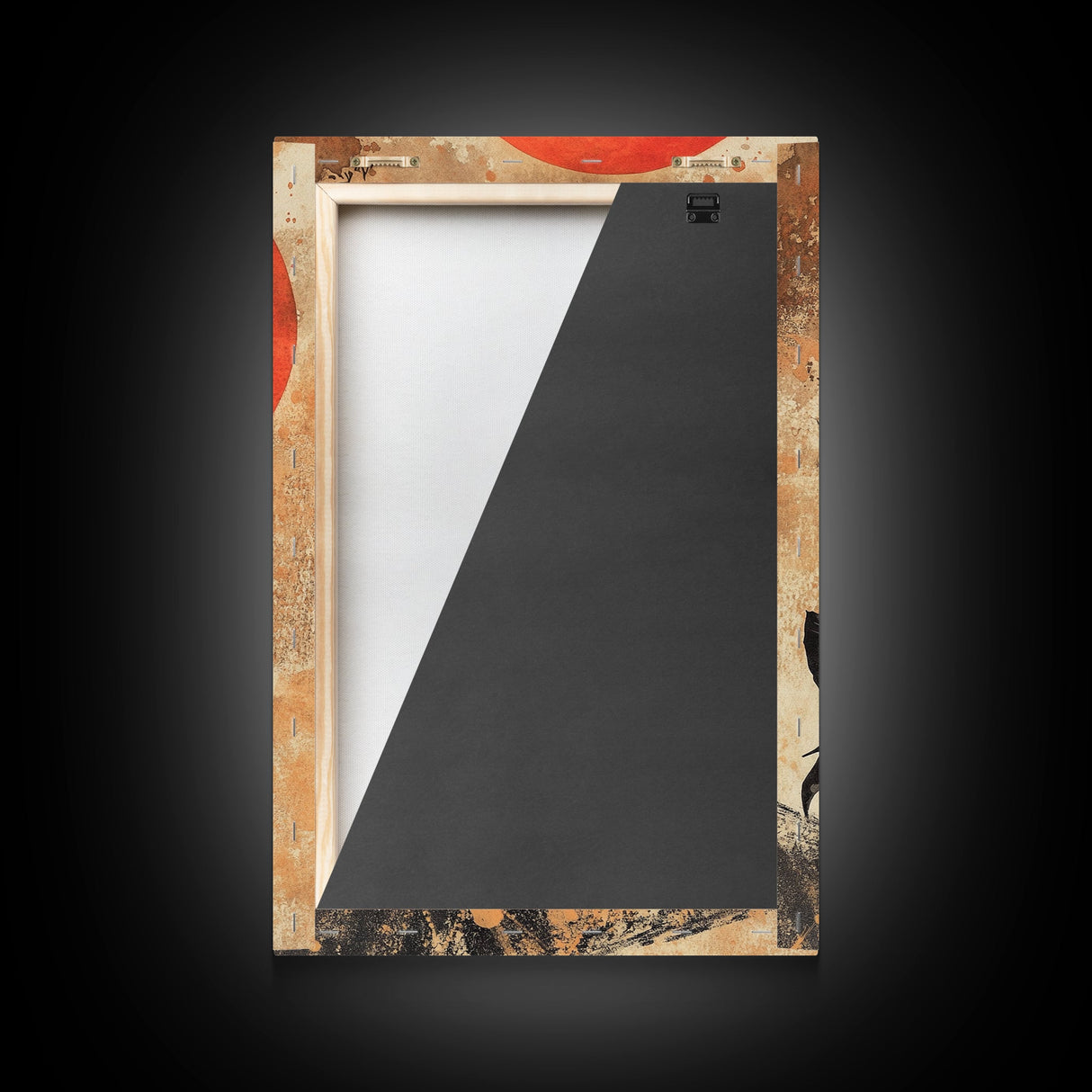 It's All Downhill From Here, Framed Canvas Print, Wabi Sabi Witch Decor, Witch Painting, Witchy Gift, Witchy Home Decor