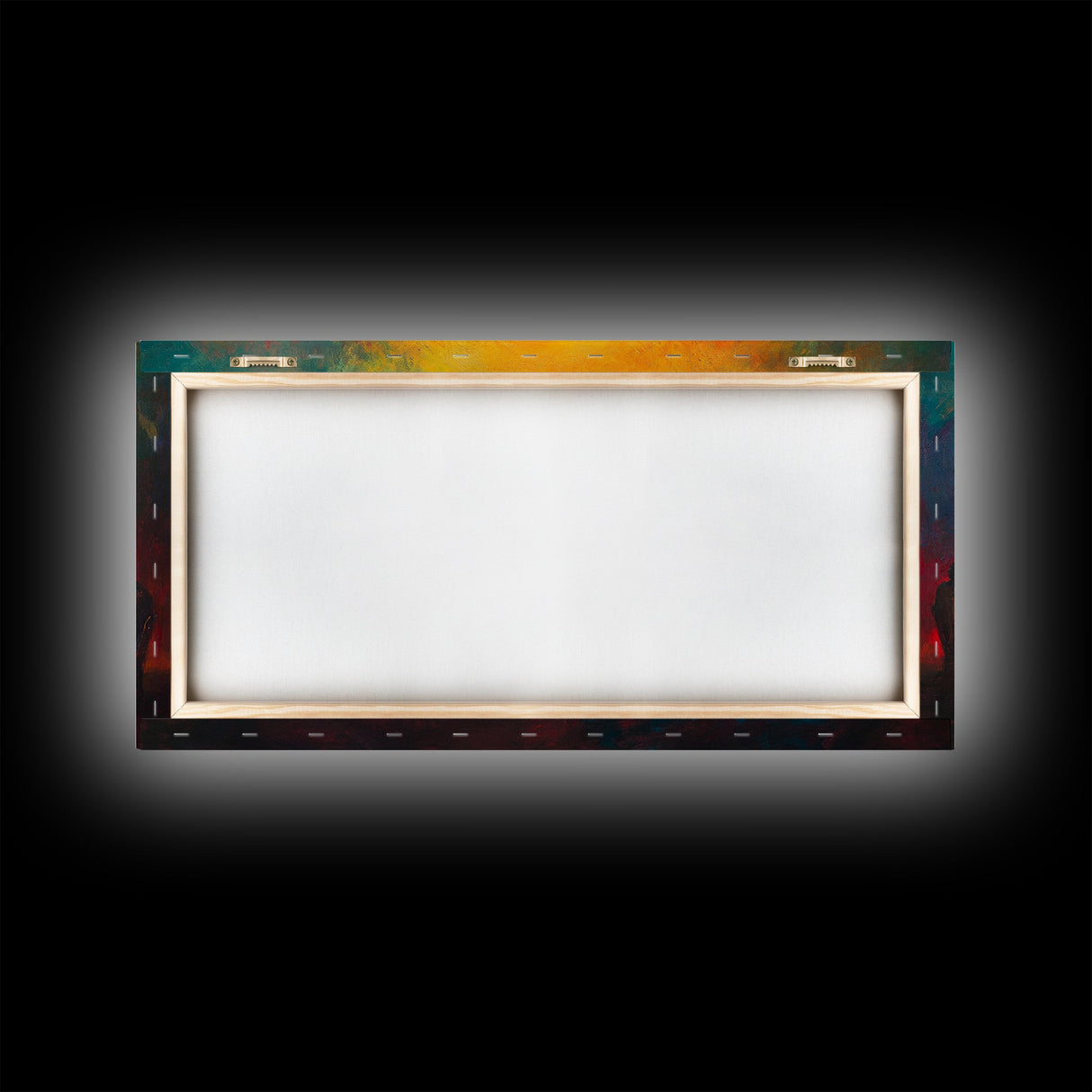 Scenic Depiction Of The Last Supper Framed Canvas Print - Jesus Art, Bible Wall Art, Christian Faith Home Decor, Last Supper Oil Painting
