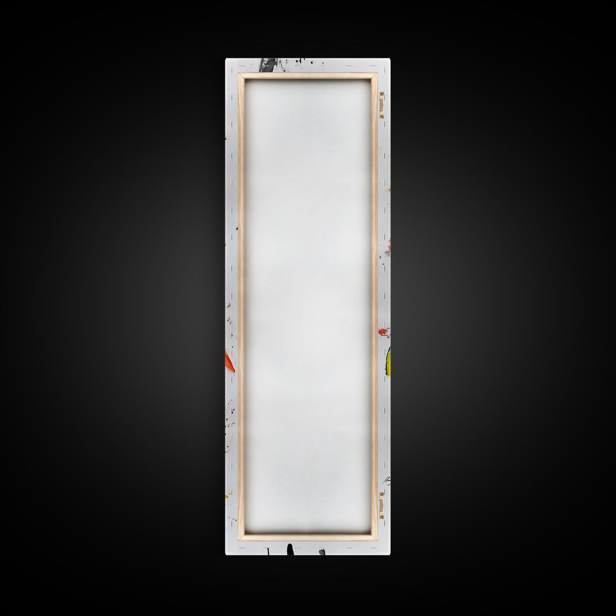 Abstract Art For Kitchen - Framed Canvas Print - Sushi Painting - Sushi Art - Kitsch Kitchen Wall Art - Tall Skinny Art - Narrow Wall Art - Kitchen Decor