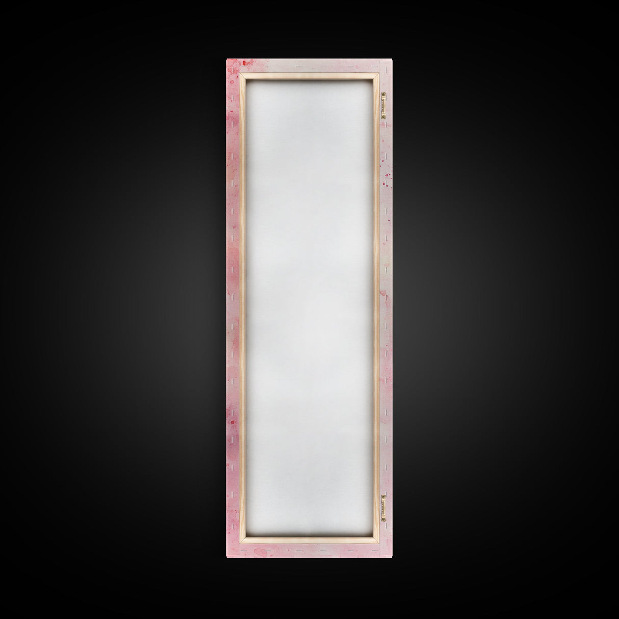 Butterfly Side View Framed Canvas Print Pink Wall Art Light Pink Wall Art Vertical Wall Art Rustic Decor Above Couch Art