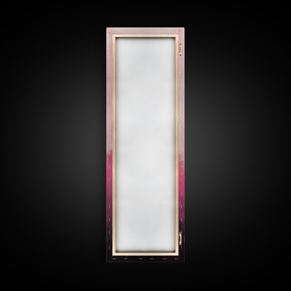 Gradient Pink Ombre Framed Canvas Print Light Pink Abstract Wall Art Bedroom or Living Room Coastal Cowgirl Aesthetic