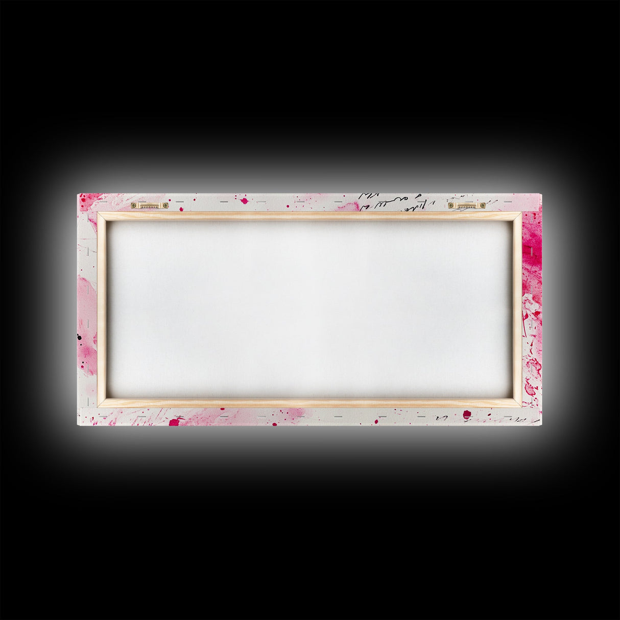 Abstract Lettering Canvas Print Pink Graffiti Wall Art Modern Living Room or Dorm Decor Bold Aesthetic Artwork Contemporary Gift Idea