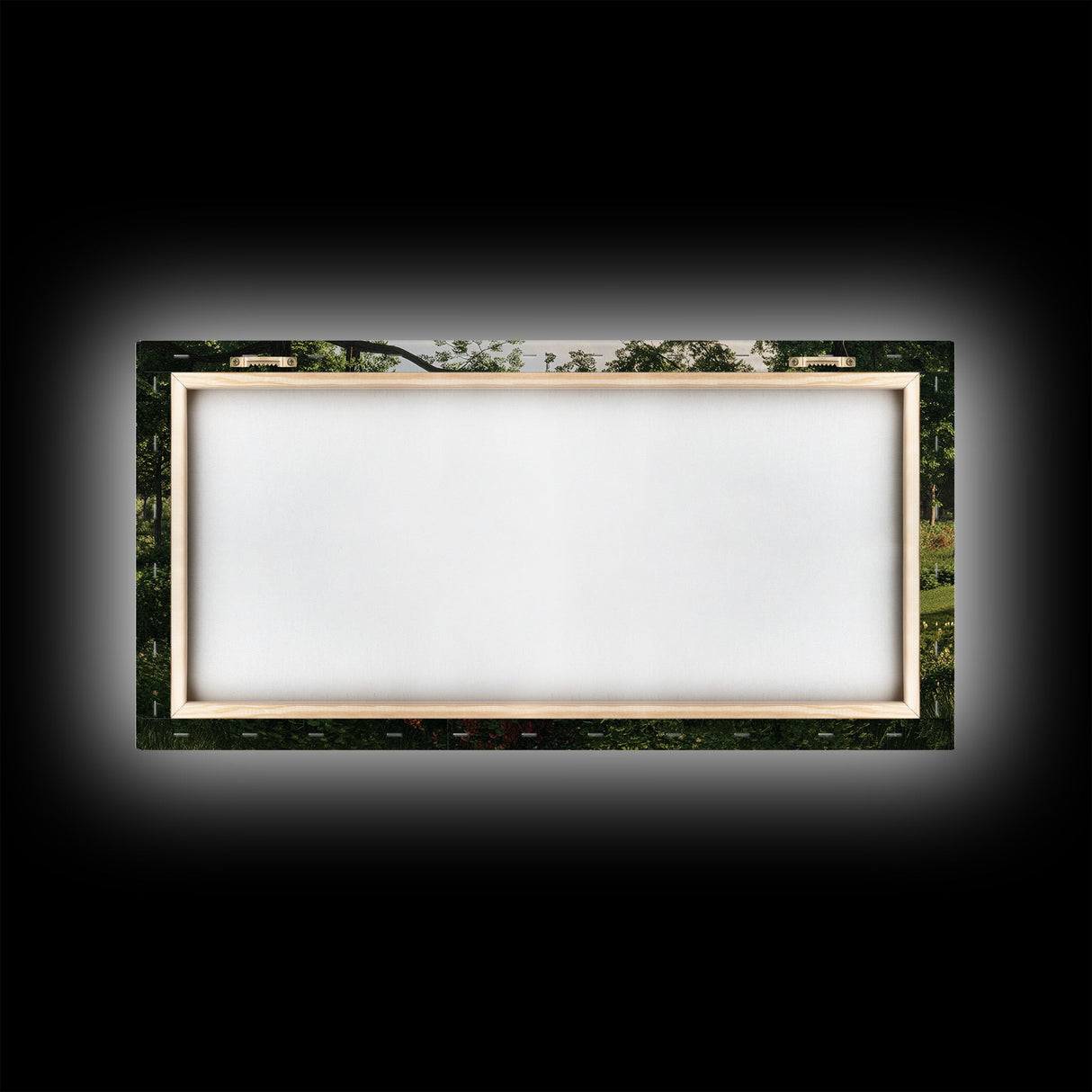 Green Golf Landscape Canvas Print Panoramic Rustic Decor Above Sofa Art Horizontal Artwork Gift Idea Living Room Wall Art