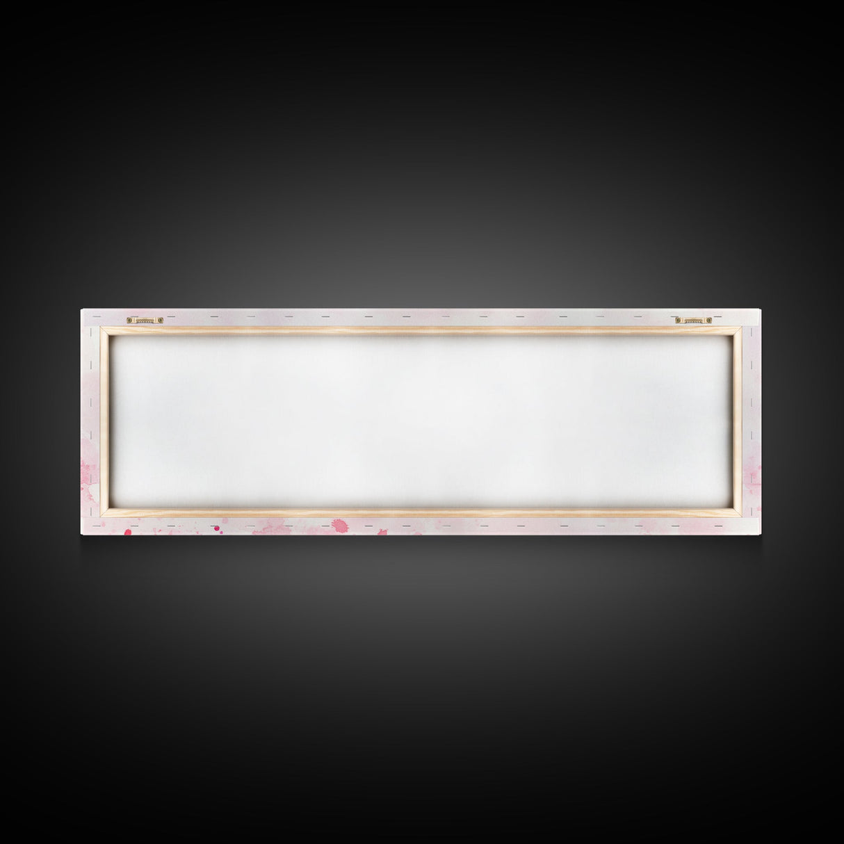 Makeup Art Canvas Print Featuring Lipstick and Nail Polish, Pink Abstract Wall Art for Bedroom or Bathroom Decor, Feminine Gift
