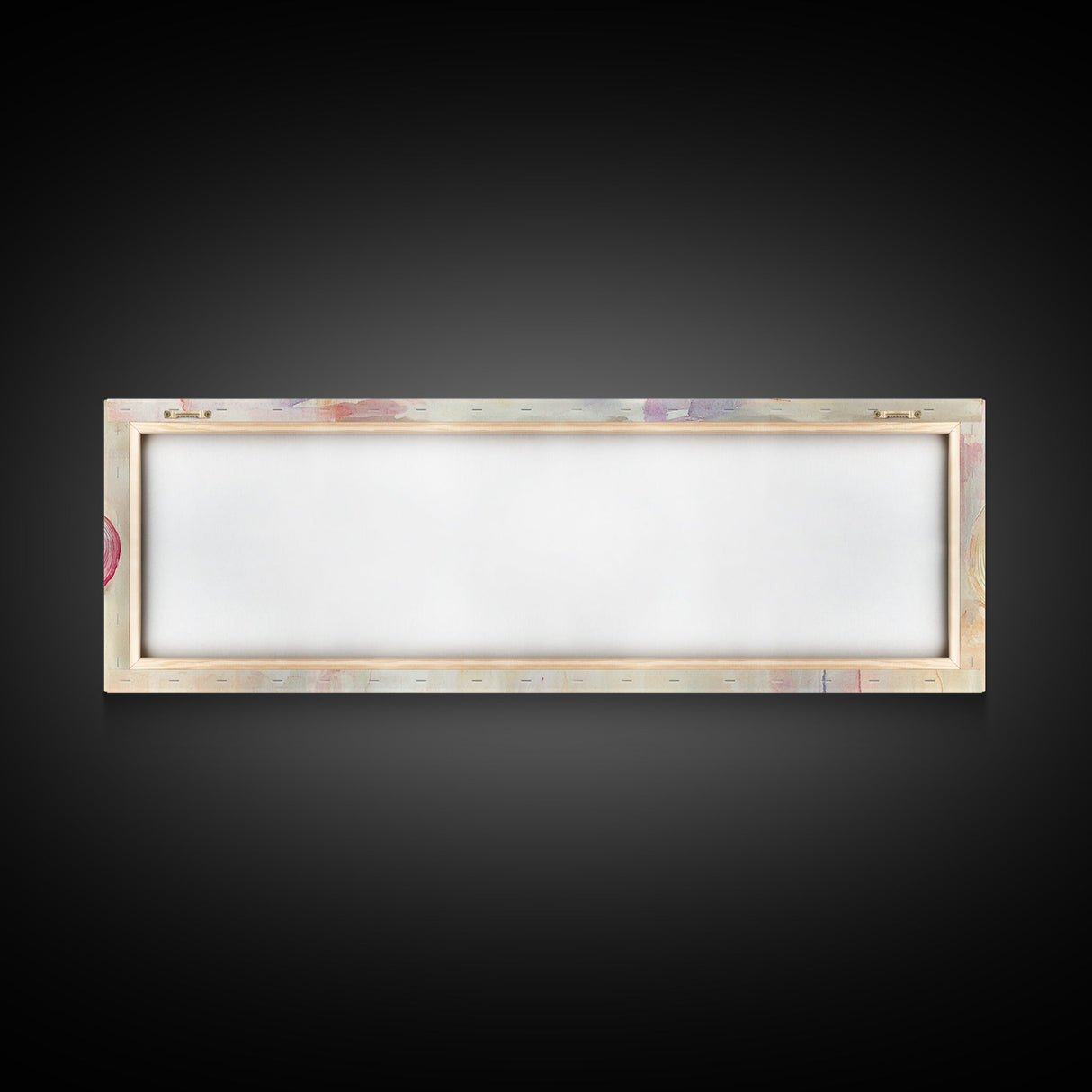 Pink Hats Wall Art Canvas Print Pearlescent Elements, Minimalist Abstract Artwork, Perfect Addition to Feminine Rustic Decor