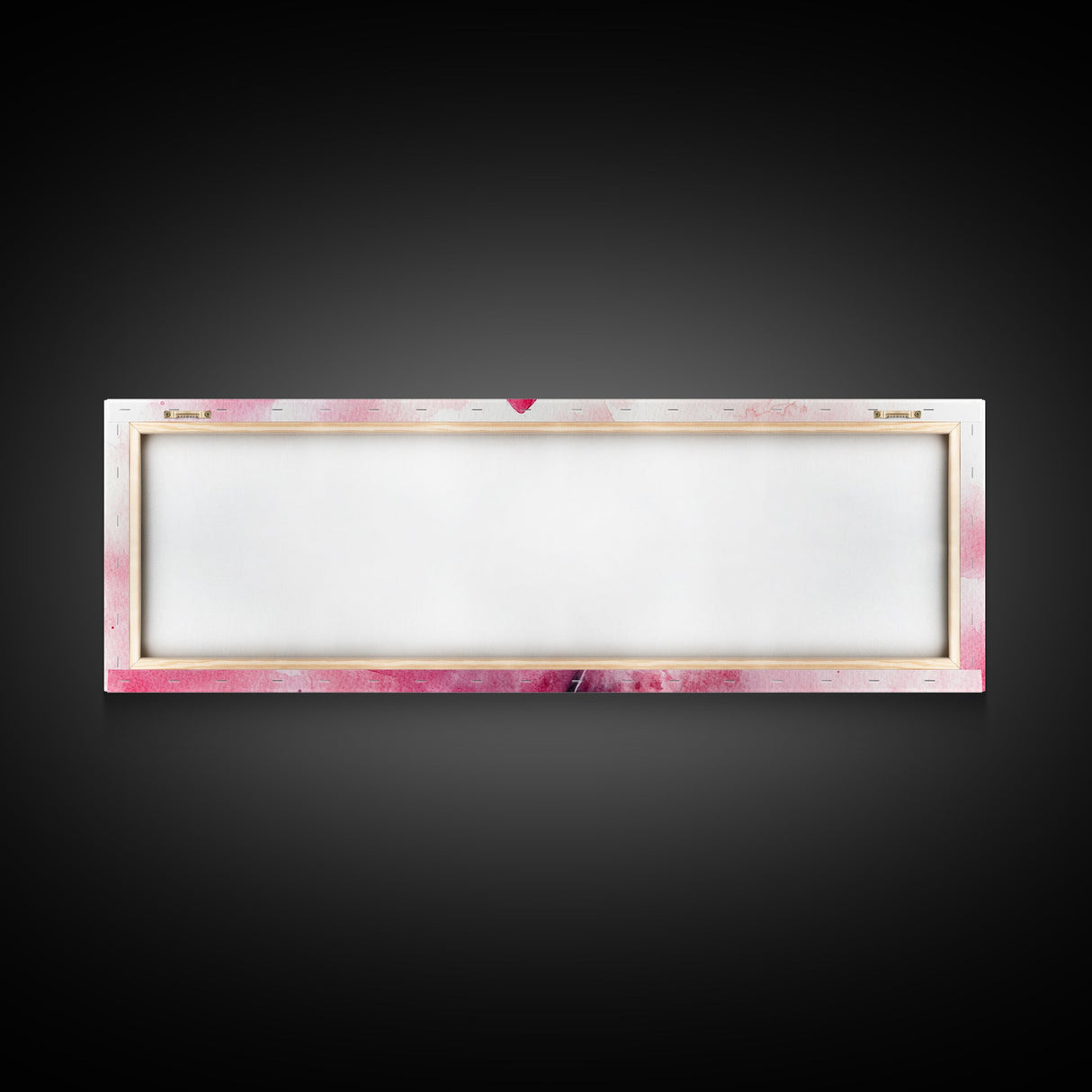 Pink Lipstick Art Canvas Print, Modern Makeup Wall Art, Feminine Decor, Light Pink Abstract Art, Whimsical Beauty Art