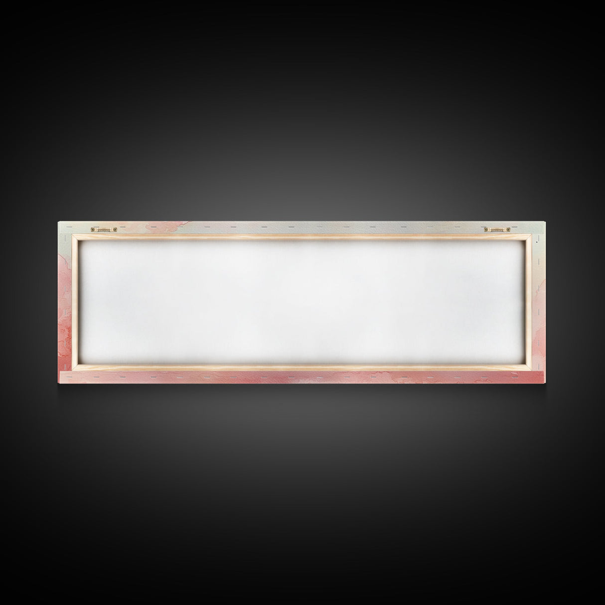Dreamy Pink Clouds Canvas Print, Light Pink Wall Art, Minimalist Sky Art, Bedroom Decor, Soft Pastel Landscape Art, Horizontal Wall Art