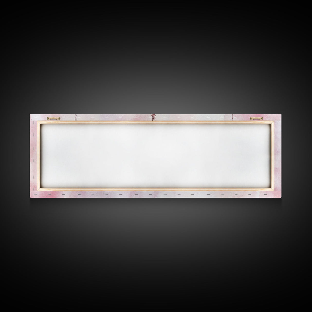 Elegant Chandelier Art Framed Canvas Print Light Pink Wall Art Minimalist Décor Horizontal Art Bedroom Living Room Gift Idea