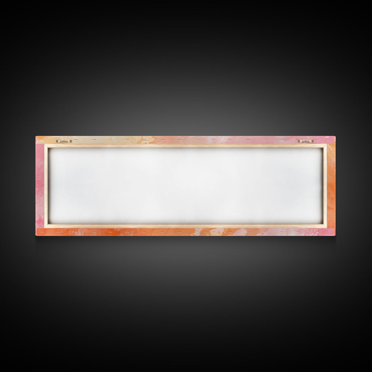 Textured Abstract Pink Canvas Print - Soft Peach and Coral Wall Art, Minimalist Fall Decor, Vibrant Pastel Bedroom Accent, Gift Idea
