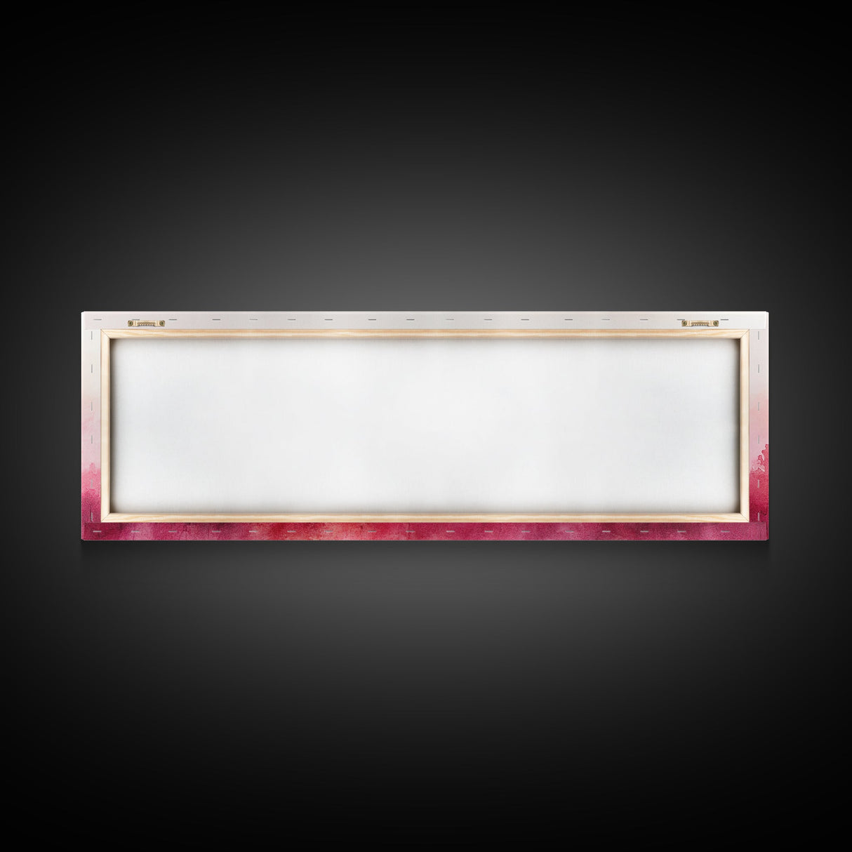 Light Pink Canvas Print Abstract Landscape Painting Horizontal Pastel Minimalist Boho Living Room Art Wabi Sabi Modern Wall Decor