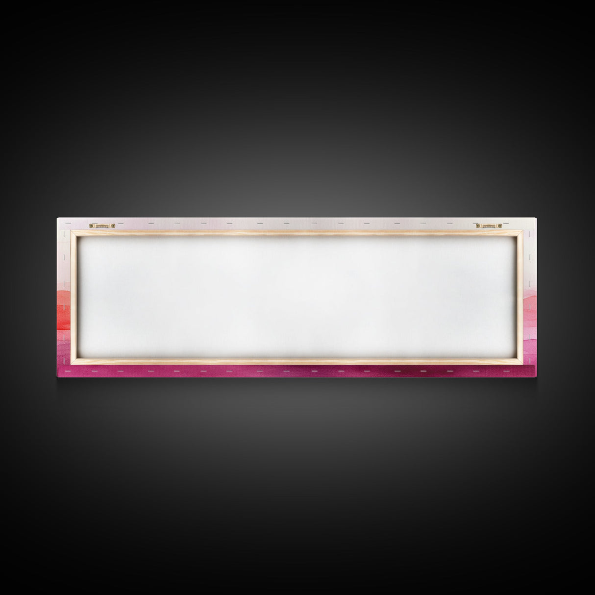Horizontal Canvas Print Abstract Pink Landscape Extra Wide Moody Art Minimalist Wabi Sabi Bedroom Wall Decor Living Room Pastel