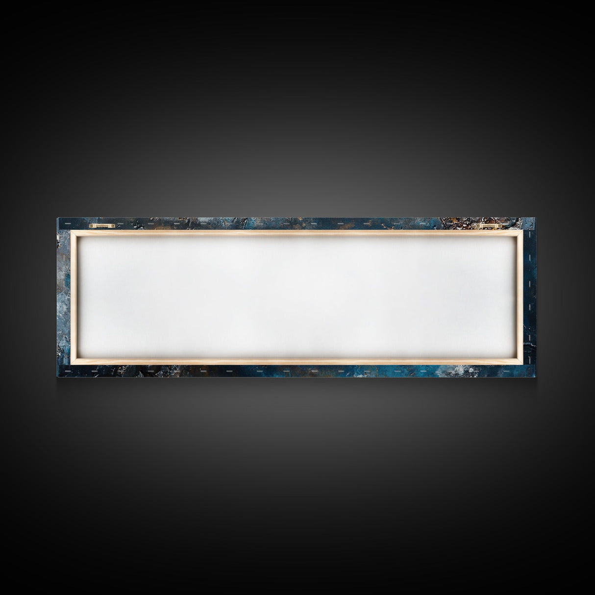 Industrial Wall Art, Dark Texture Painting, Masculine Decor, Framed Canvas Print, Office Artwork, Rustic Metal Art