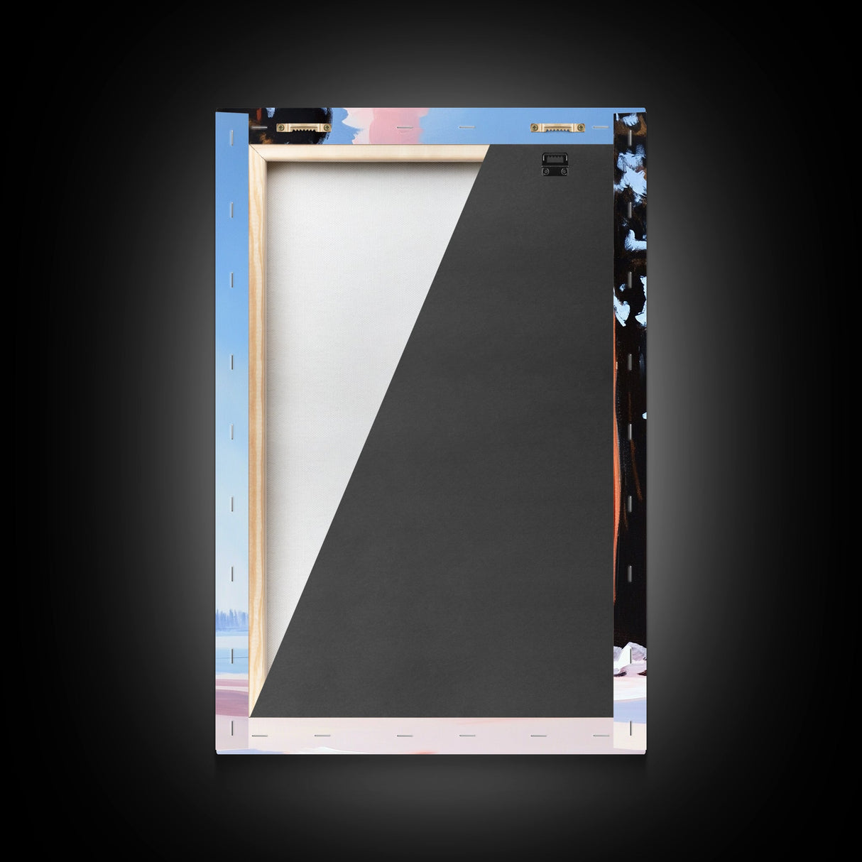 Pink Reflection, Modern Wall Art, Minimalist Decor, Aesthetic Print, Abstract Painting, Framed Canvas Print, Boho Bedroom Art, Gift