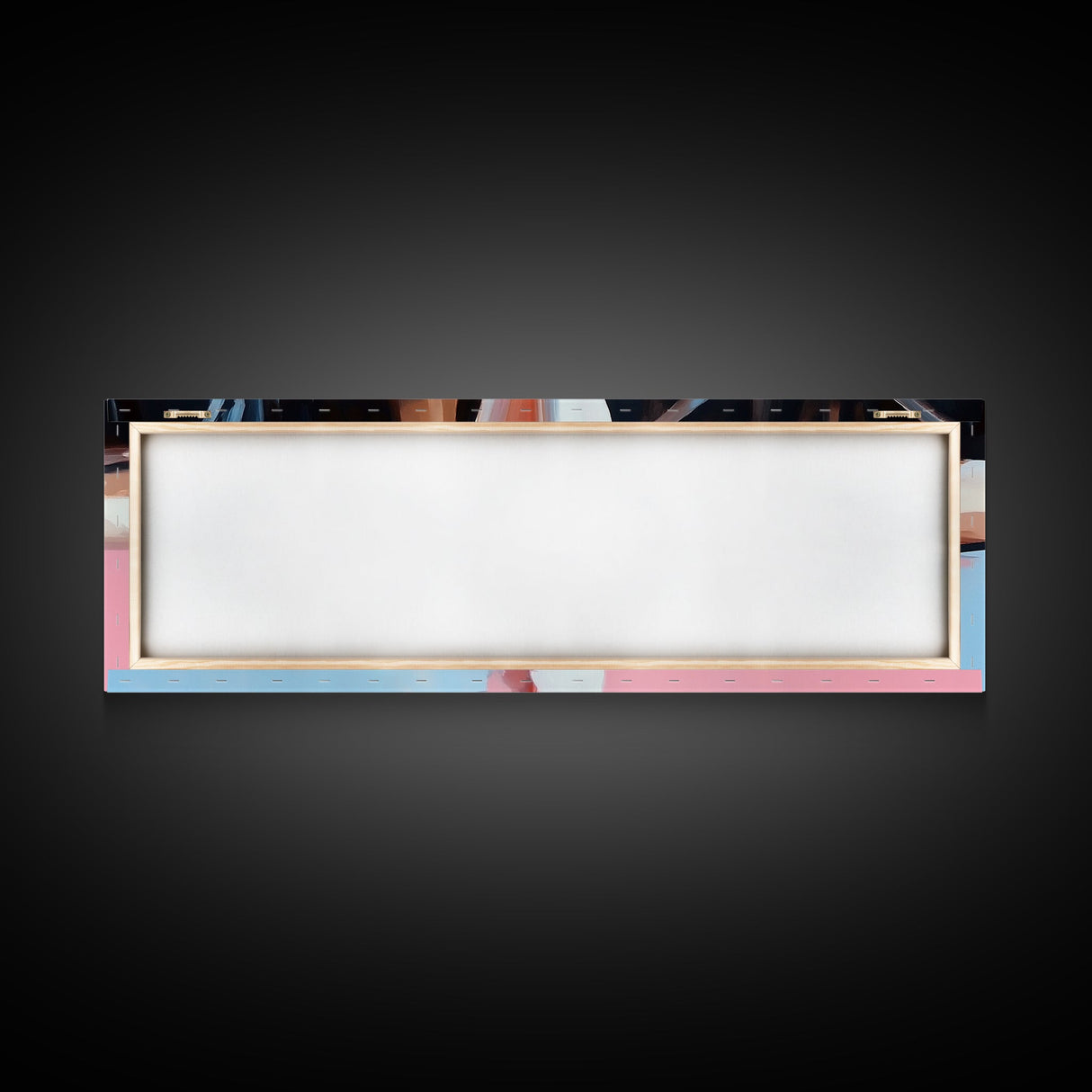 Pink Reflection, Abstract Art, Feminine Aesthetic, Soft Pastel Painting, Canvas Print, Minimalist Wall Art, Bedroom Wall Decor
