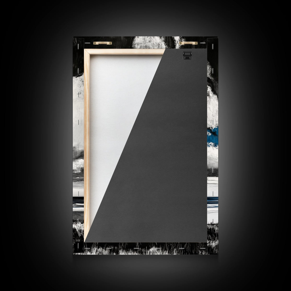 Ocean Serenity, Coastal Wall Art, Minimalist Seascape, Beach House Decor, Monochrome Landscape, Tranquil View, Canvas Print