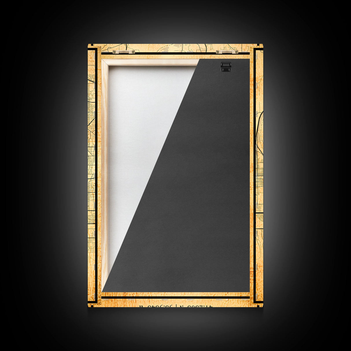 Omaha Nebraska map print poster or framed canvas, Omaha map print poster canvas, Omaha city map print poster canvas, Vintage Travel Art