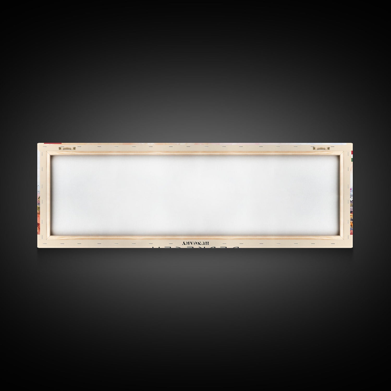 Debrecen Hungary Panoramic Travel Poster, Framed Canvas Print or Metal Wall Art, Travel Art, Home Decor, Panoramic Painting, Midcentury Art