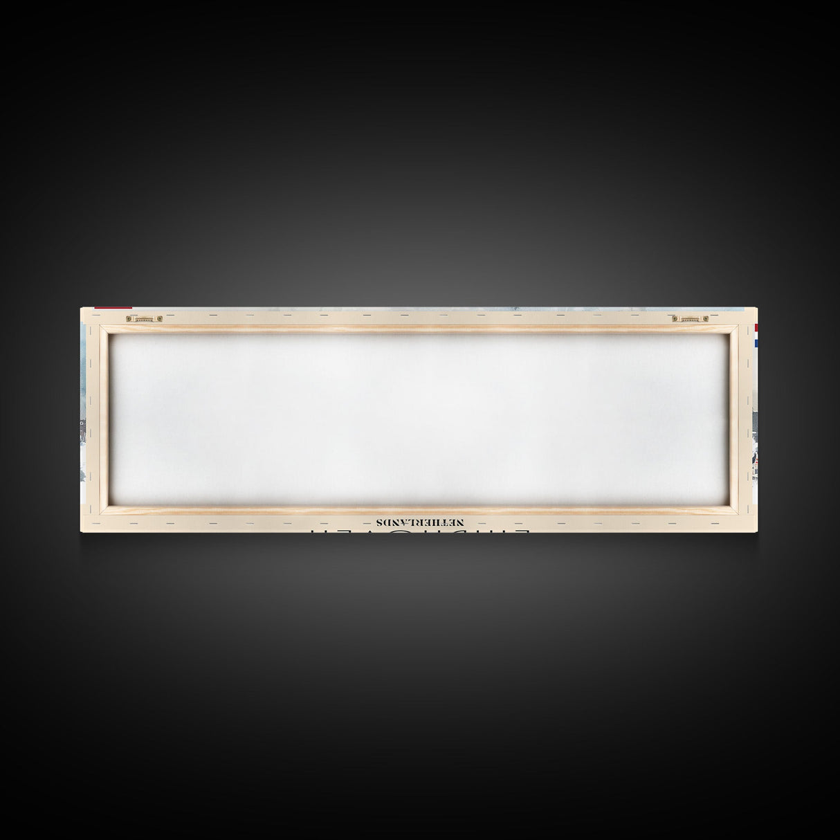 Eindhoven Netherlands Panoramic Travel Poster, Framed Canvas Print or Metal Wall Art, Travel Art, Home Decor, Panoramic Painting, Midcentury Art