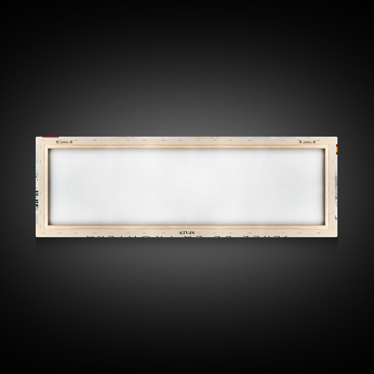 Jerez D eLa Frontera Spain Panoramic Travel Poster, Framed Canvas Print or Metal Wall Art, Travel Art, Home Decor, Panoramic Painting, Midcentury Art