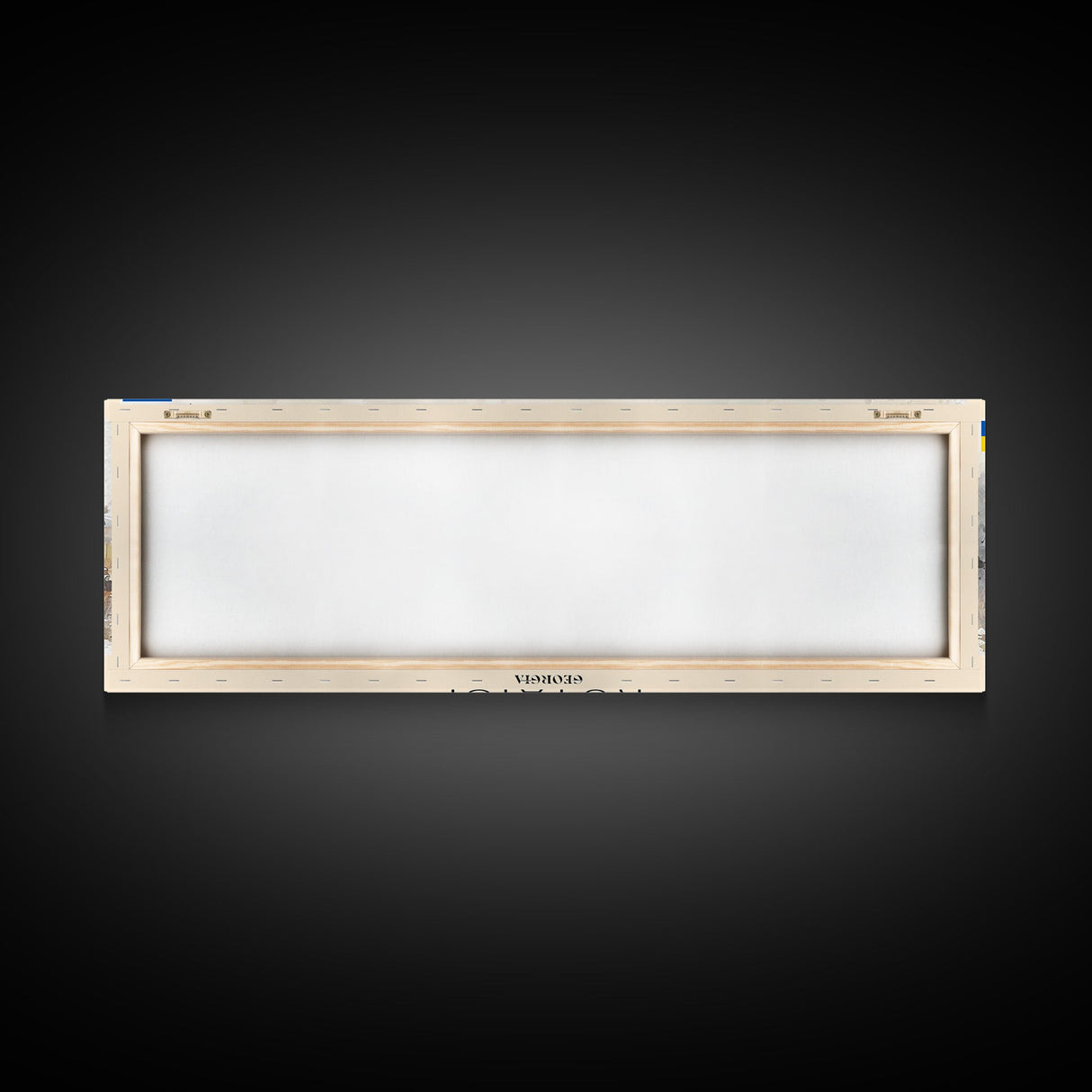 Kutaisi Georgia Panoramic Travel Poster, Framed Canvas Print or Metal Wall Art, Travel Art, Home Decor, Panoramic Painting, Midcentury Art