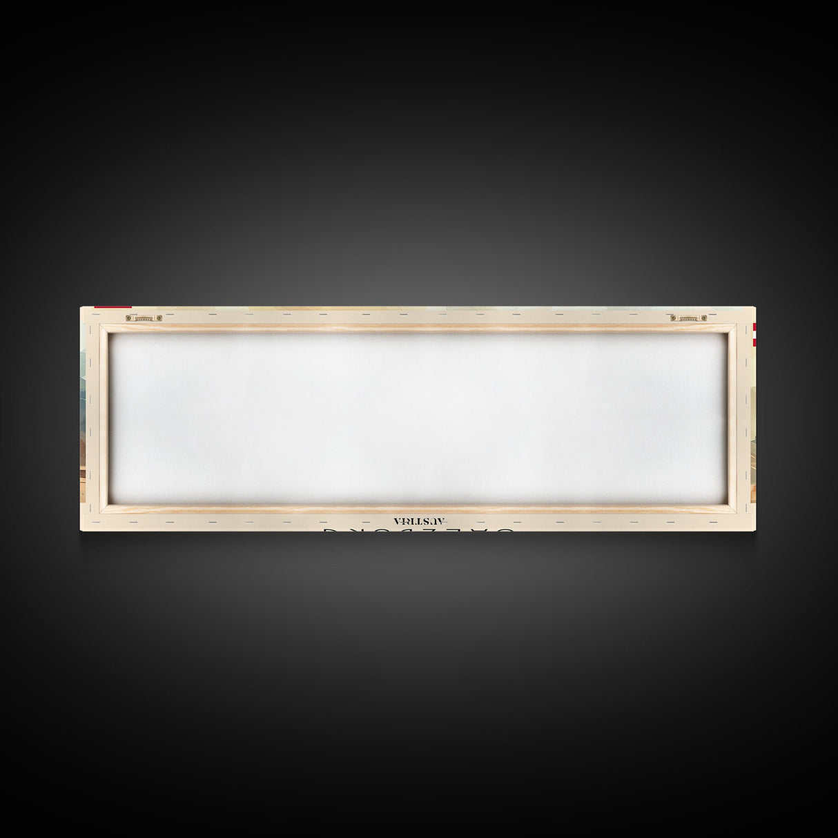 Salzburg Austria Panoramic Travel Poster, Framed Canvas Print or Metal Wall Art, Travel Art, Home Decor, Panoramic Painting, Midcentury Art