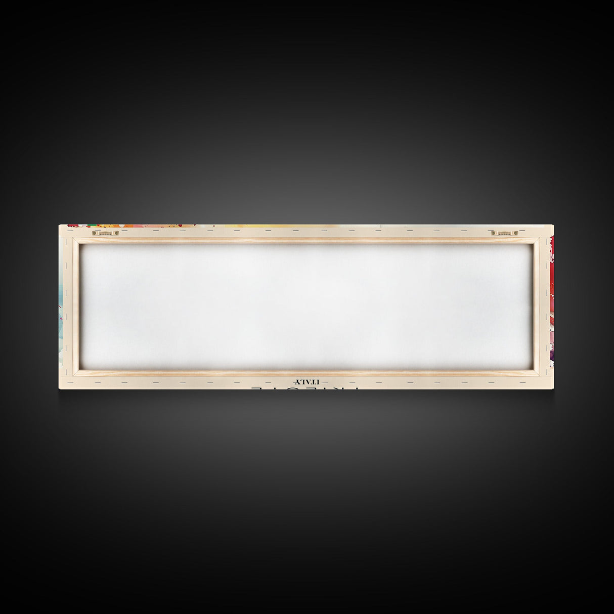 Trieste Italy Panoramic Travel Poster, Framed Canvas Print or Metal Wall Art, Travel Art, Home Decor, Panoramic Painting, Midcentury Art