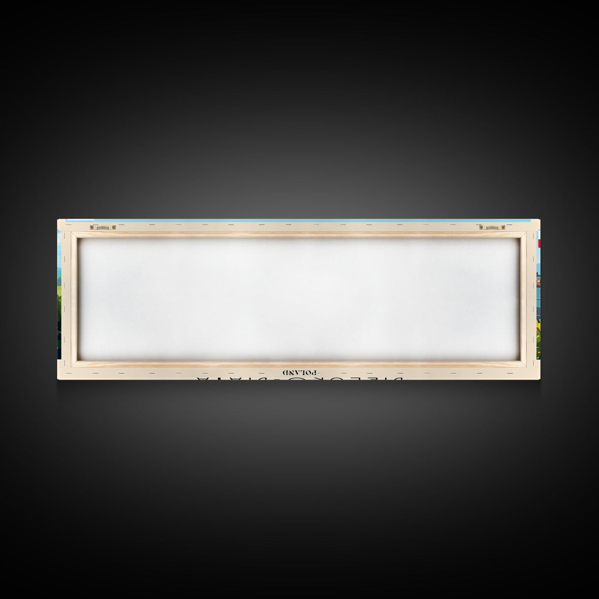 Bielsko Biala Poland Travel Art, City Art, Framed Canvas Print or Metal Wall Art, Europe Travel Poster, Panoramic Wall Art, Extra Wide Wall Art