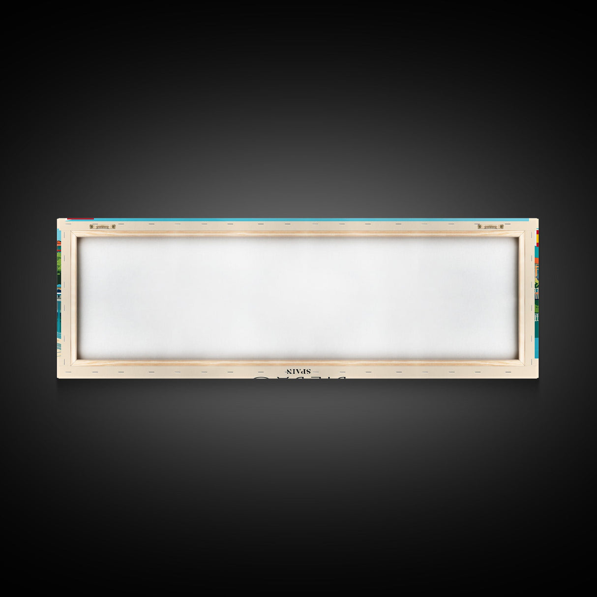 Bilbao Spain Wall Art, Panoramic Travel Poster, Panoramic Framed Canvas Print, City Wall Art, Wall Hanging Home Decor, Travel Art