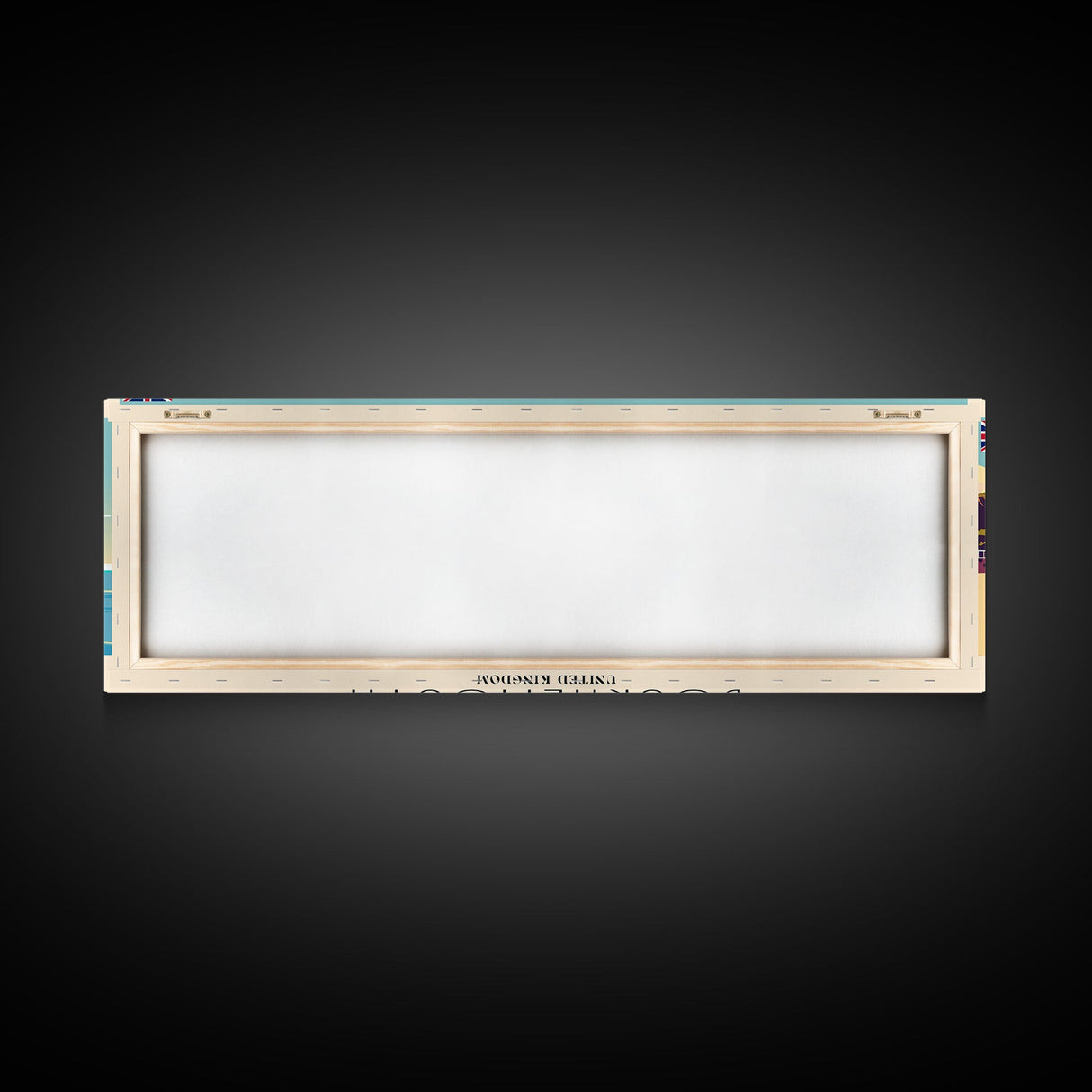 Bournemouth United Kingdom Wall Art, Panoramic Travel Poster, Panoramic Framed Canvas Print, City Wall Art, Wall Hanging Home Decor, Travel Art