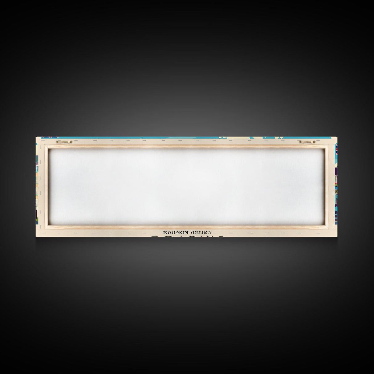 Bristol United Kingdom Panoramic Travel Poster, Framed Canvas Print or Metal Wall Art, Travel Art, Home Decor, Panoramic Painting, Midcentury Art