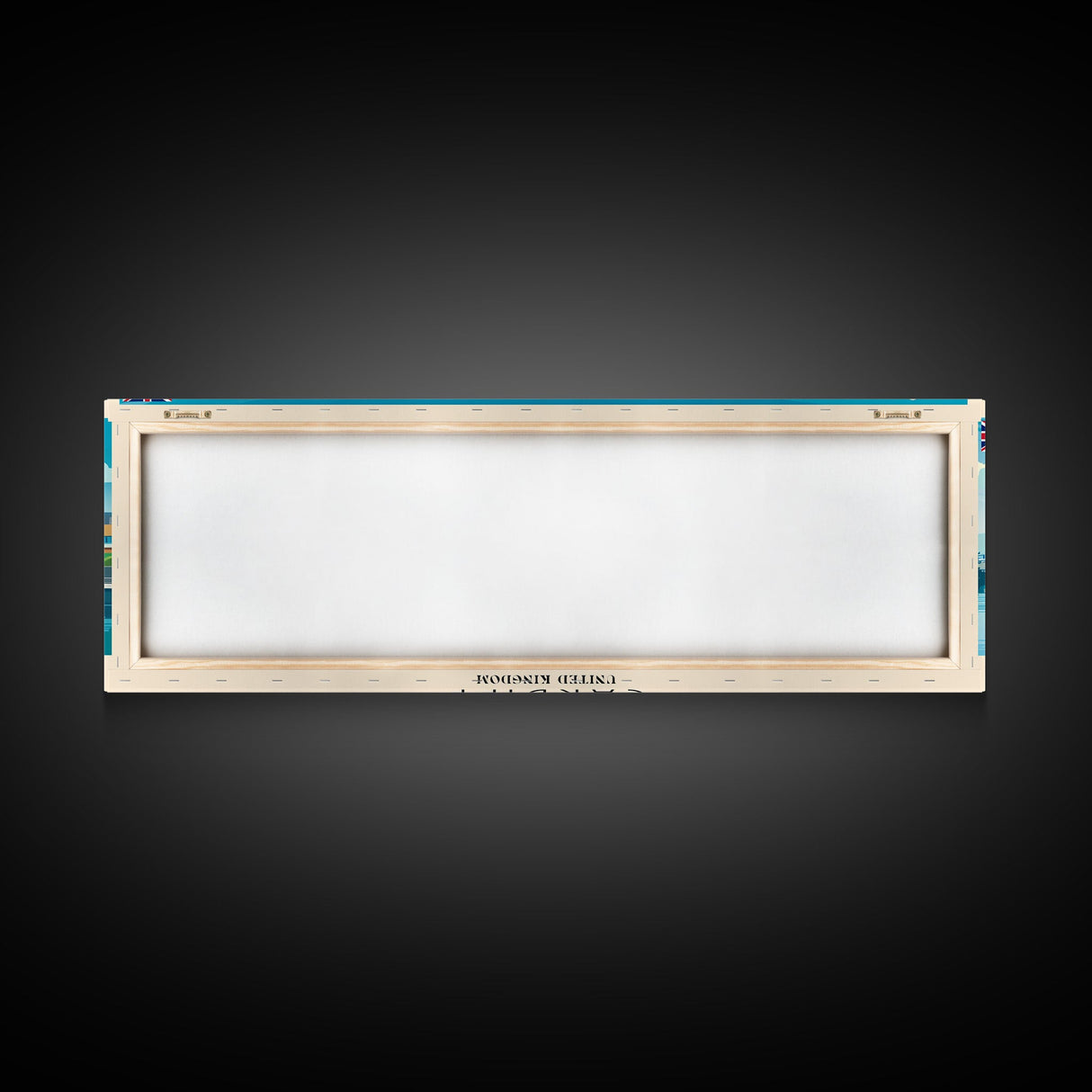 Cardiff United Kingdom Travel Art, City Art, Framed Canvas Print or Metal Wall Art, Europe Travel Poster, Panoramic Wall Art, Extra Wide Wall Art