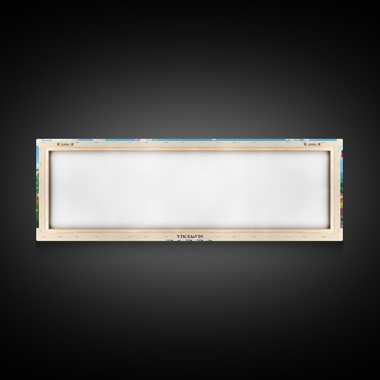 Celje Slovenia Panoramic Travel Poster, Framed Canvas Print or Metal Wall Art, Travel Art, Home Decor, Panoramic Painting, Midcentury Art