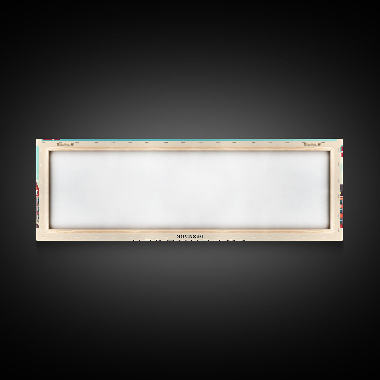 Copenhagen Denmark Travel Print Wall Art, Panoramic City Art, Travel Art, Wall Decor, Vacation Gift, Framed Canvas Print Or Metal Art