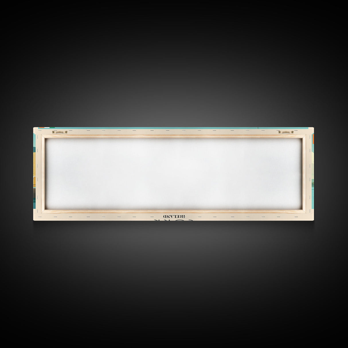 Cork Ireland Panoramic Travel Poster, Framed Canvas Print or Metal Wall Art, Travel Art, Home Decor, Panoramic Painting, Midcentury Art