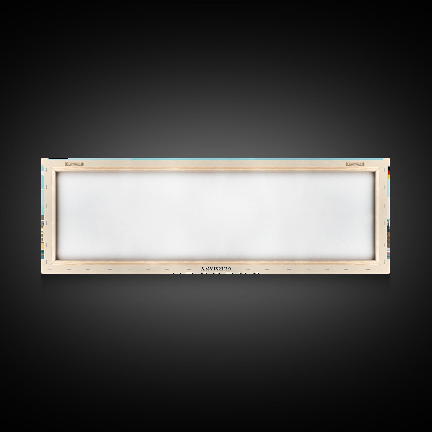 Dresde Germany Travel Art, City Art, Framed Canvas Print or Metal Wall Art, Europe Travel Poster, Panoramic Wall Art, Extra Wide Wall Art