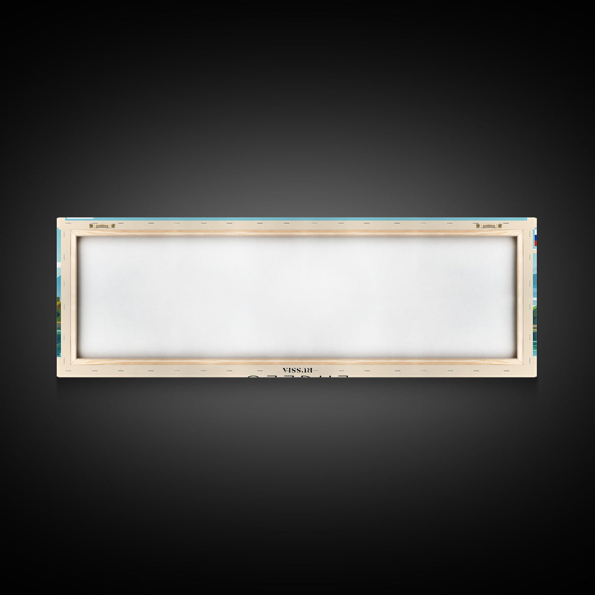 Engels Russia Panoramic Travel Poster, Framed Canvas Print or Metal Wall Art, Travel Art, Home Decor, Panoramic Painting, Midcentury Art