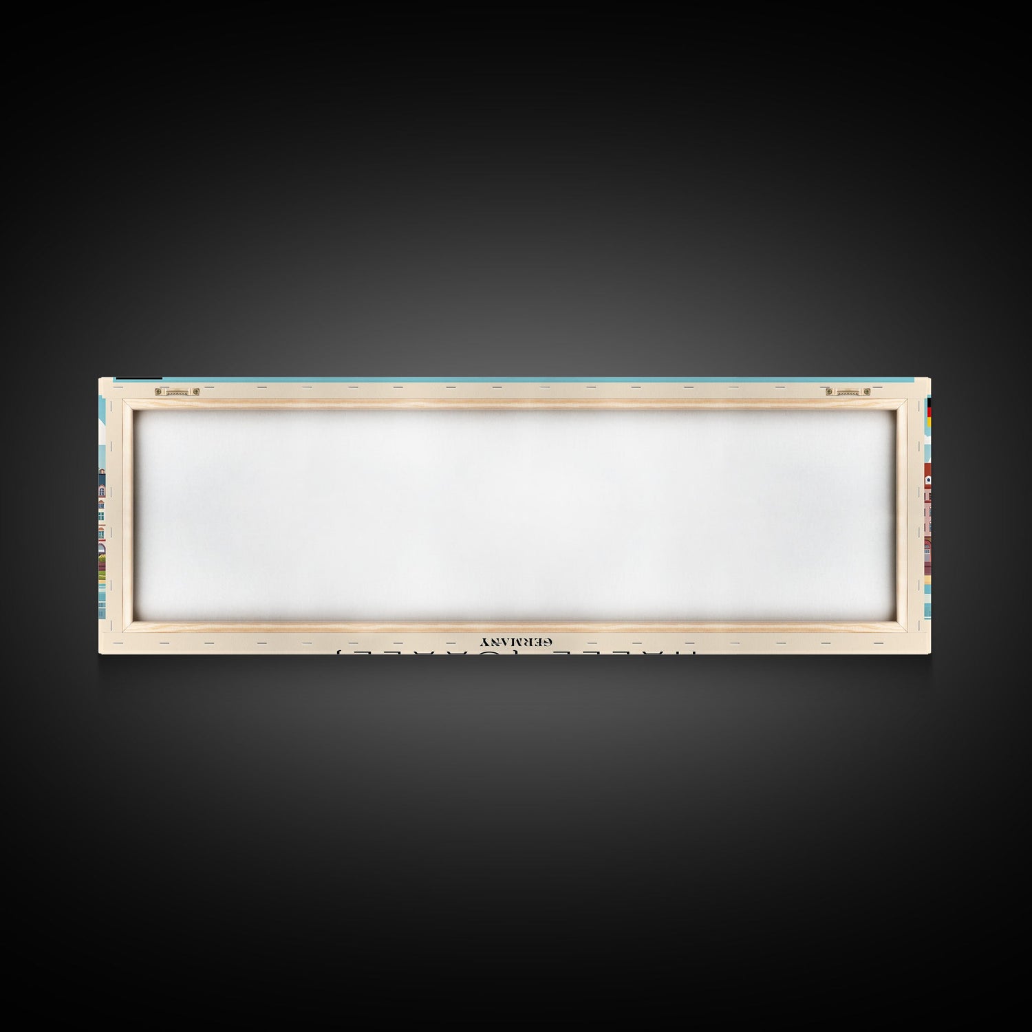 Halle Saale Germany Wall Art, Panoramic Travel Poster, Panoramic Framed Canvas Print, City Wall Art, Wall Hanging Home Decor, Travel Art