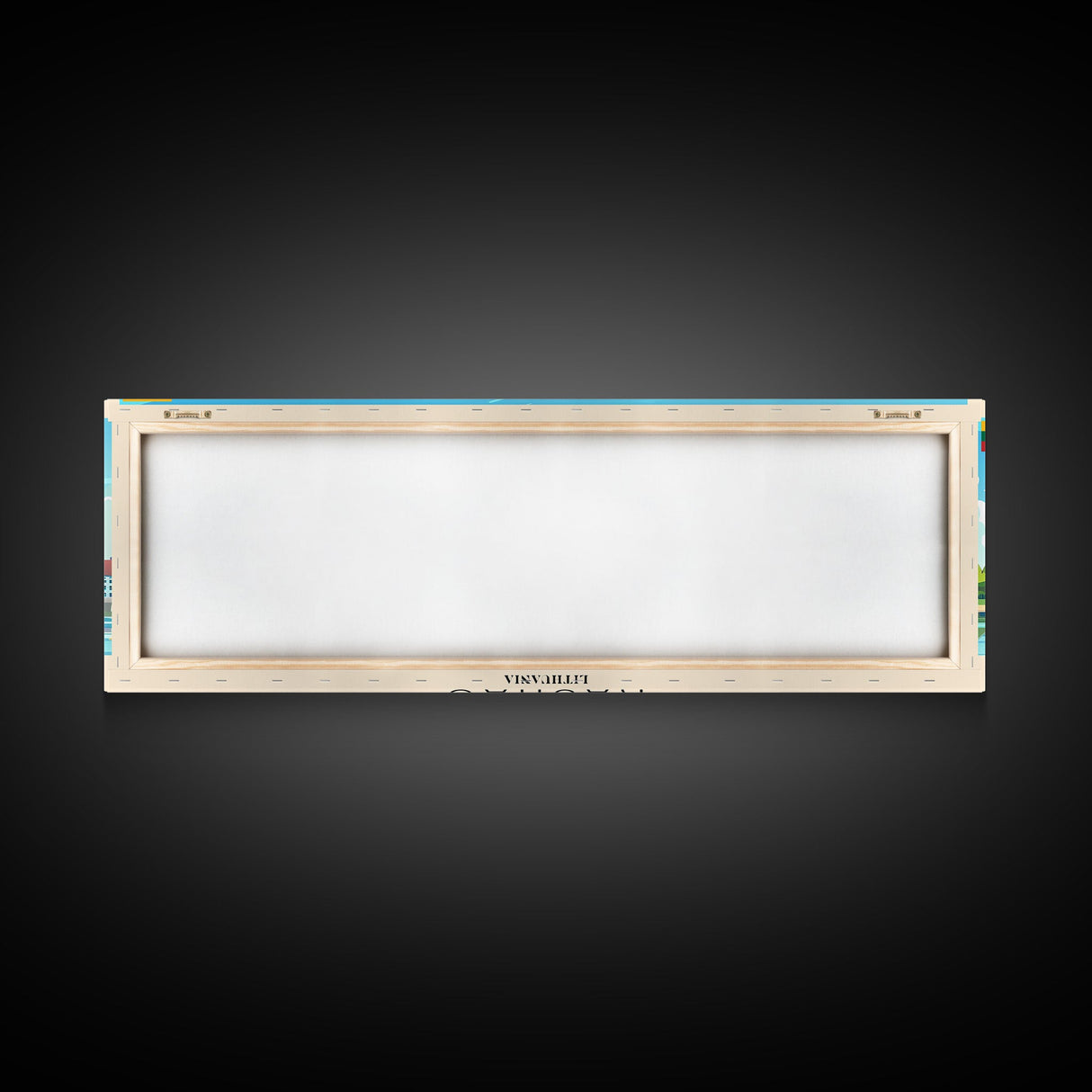 Kaunas Lithuania Travel Print Wall Art, Panoramic City Art, Travel Art, Wall Decor, Vacation Gift, Framed Canvas Print Or Metal Art