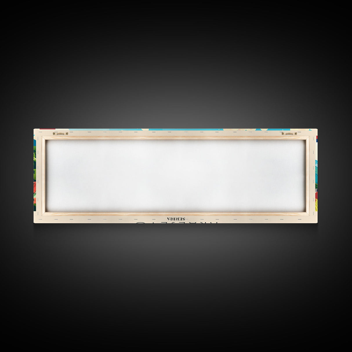 Kraljevo Serbia Panoramic Travel Poster, Framed Canvas Print or Metal Wall Art, Travel Art, Home Decor, Panoramic Painting, Midcentury Art