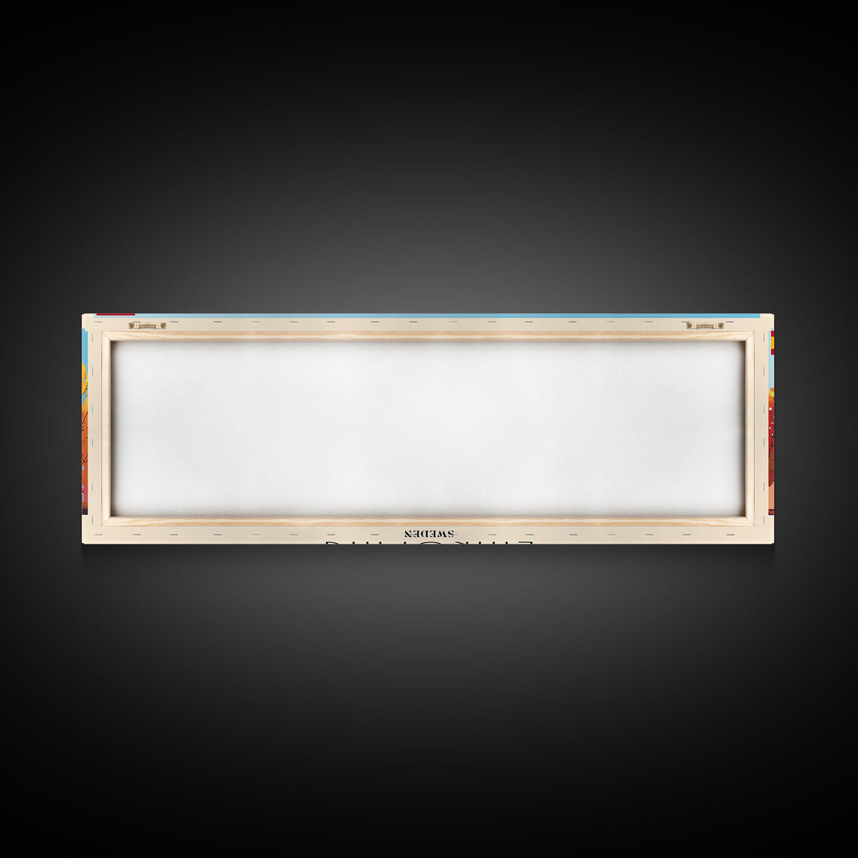 Linkoping Sweden Travel Art, City Art, Framed Canvas Print or Metal Wall Art, Europe Travel Poster, Panoramic Wall Art, Extra Wide Wall Art