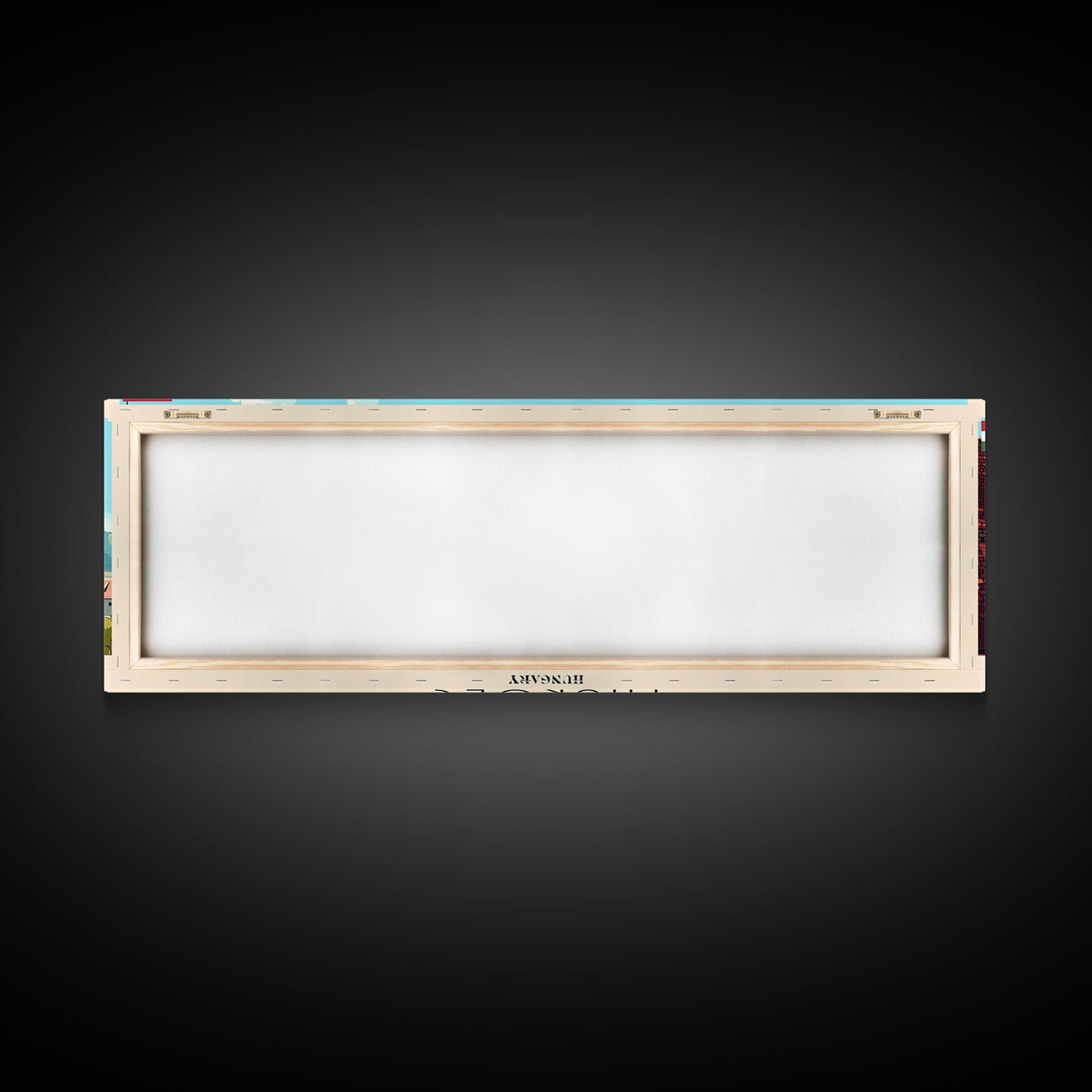 Miskolc Hungary Wall Art, Panoramic Travel Poster, Panoramic Framed Canvas Print, City Wall Art, Wall Hanging Home Decor, Travel Art