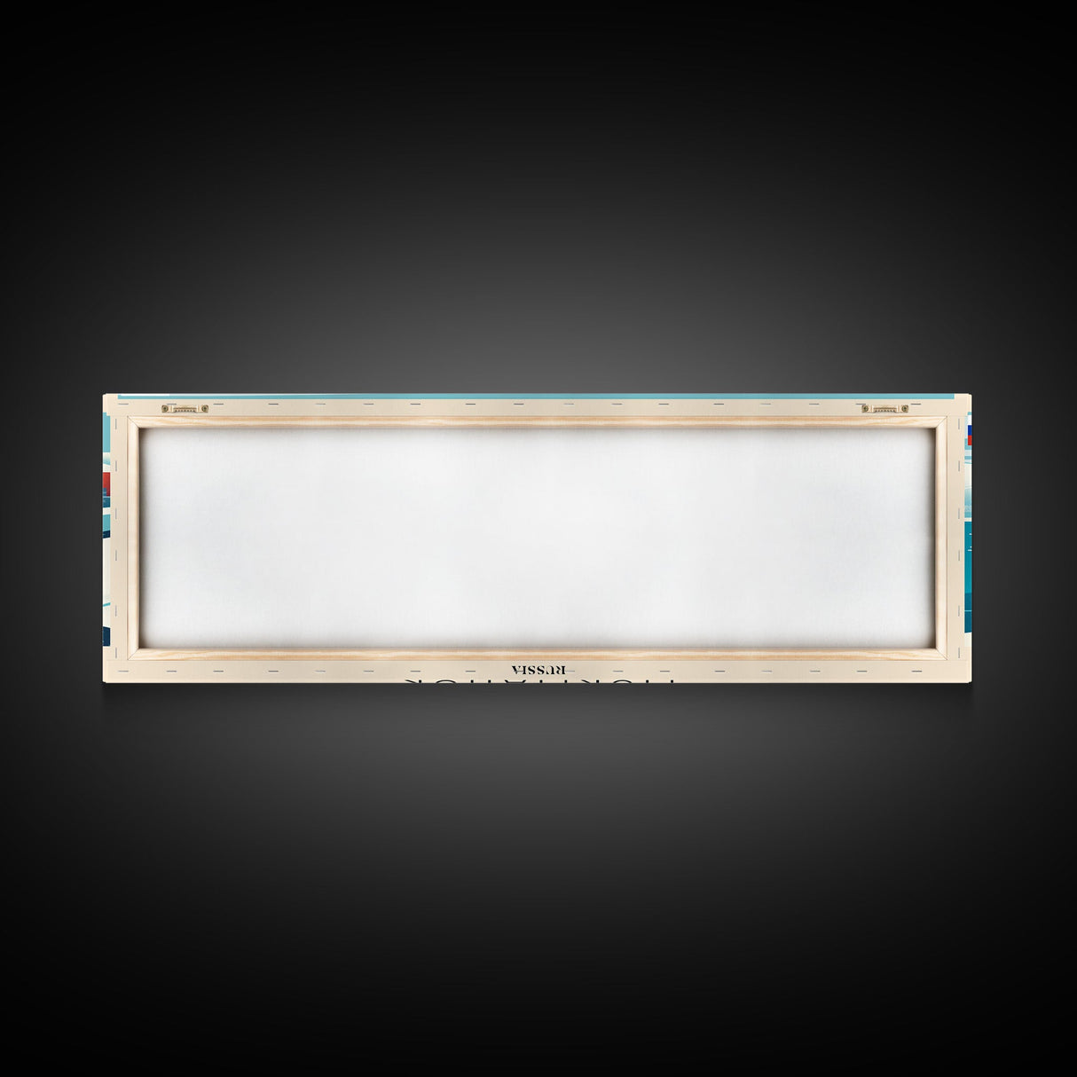 Murmansk Russia Panoramic Travel Poster, Framed Canvas Print or Metal Wall Art, Travel Art, Home Decor, Panoramic Painting, Midcentury Art