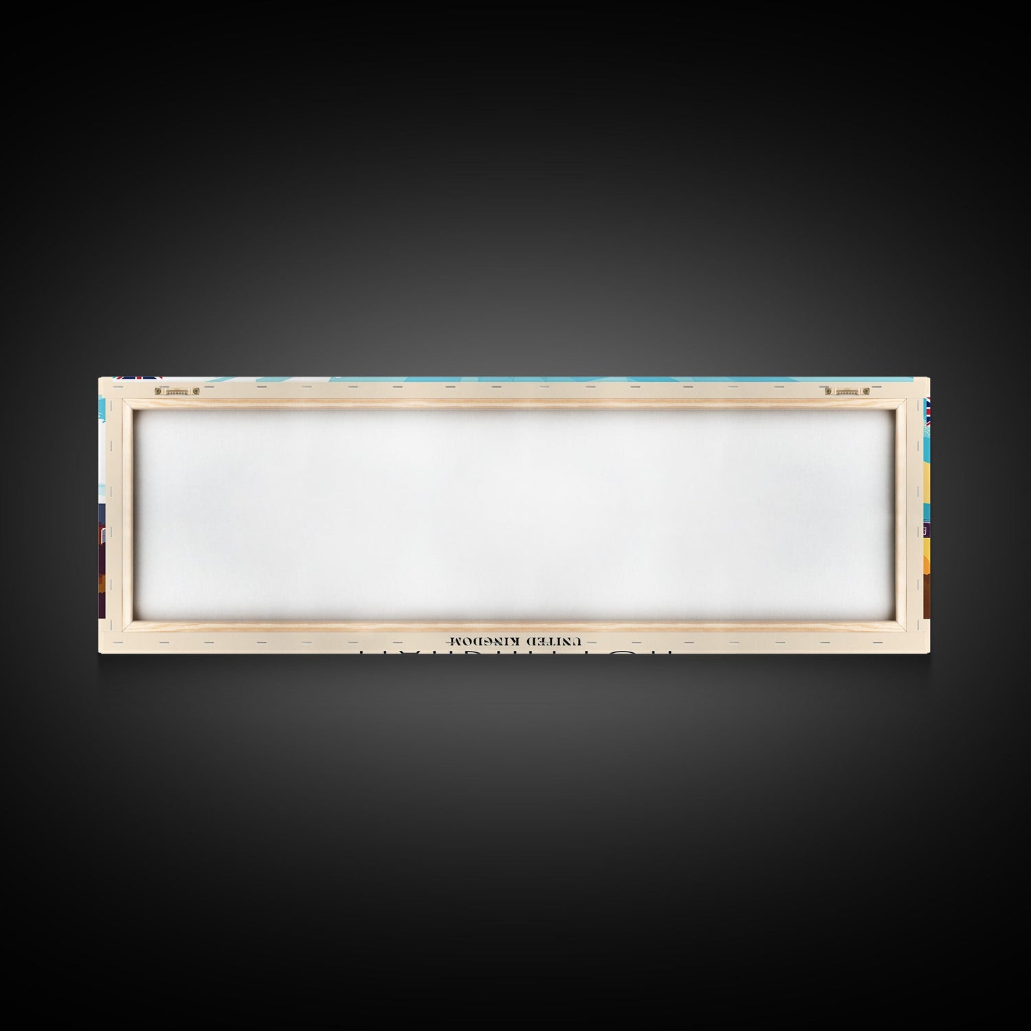 Nottingham United Kingdom Wall Art, Panoramic Travel Poster, Panoramic Framed Canvas Print, City Wall Art, Wall Hanging Home Decor, Travel Art
