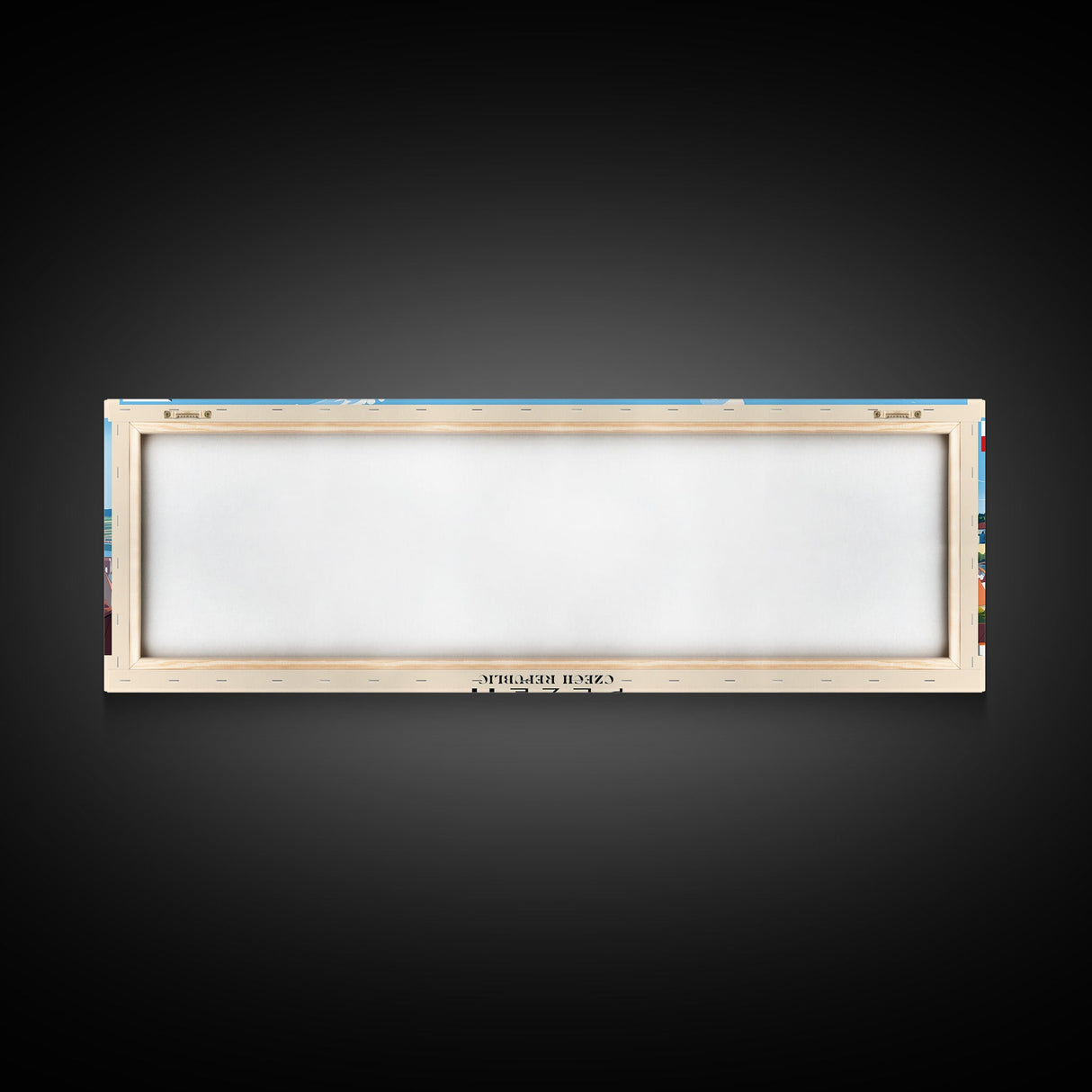 Plzen Czech Republic Wall Art, Panoramic Travel Poster, Panoramic Framed Canvas Print, City Wall Art, Wall Hanging Home Decor, Travel Art