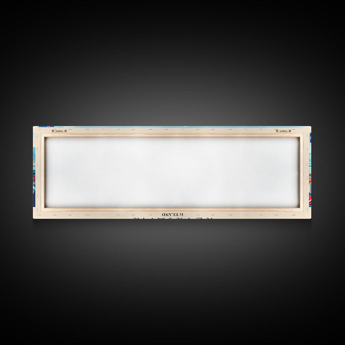 Reykjavik Iceland Wall Art, Panoramic Travel Poster, Panoramic Framed Canvas Print, City Wall Art, Wall Hanging Home Decor, Travel Art