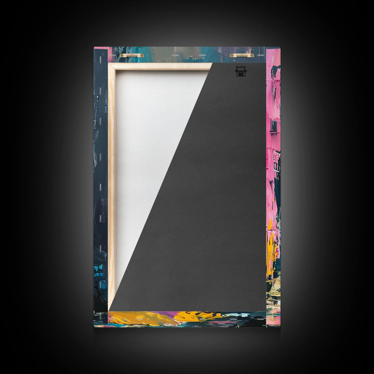 Halloween Grim Reaper with Lantern, Framed Canvas Print, Wall Art, Living Room Decor, Spooky, Grim Reaper Art, Original Painting