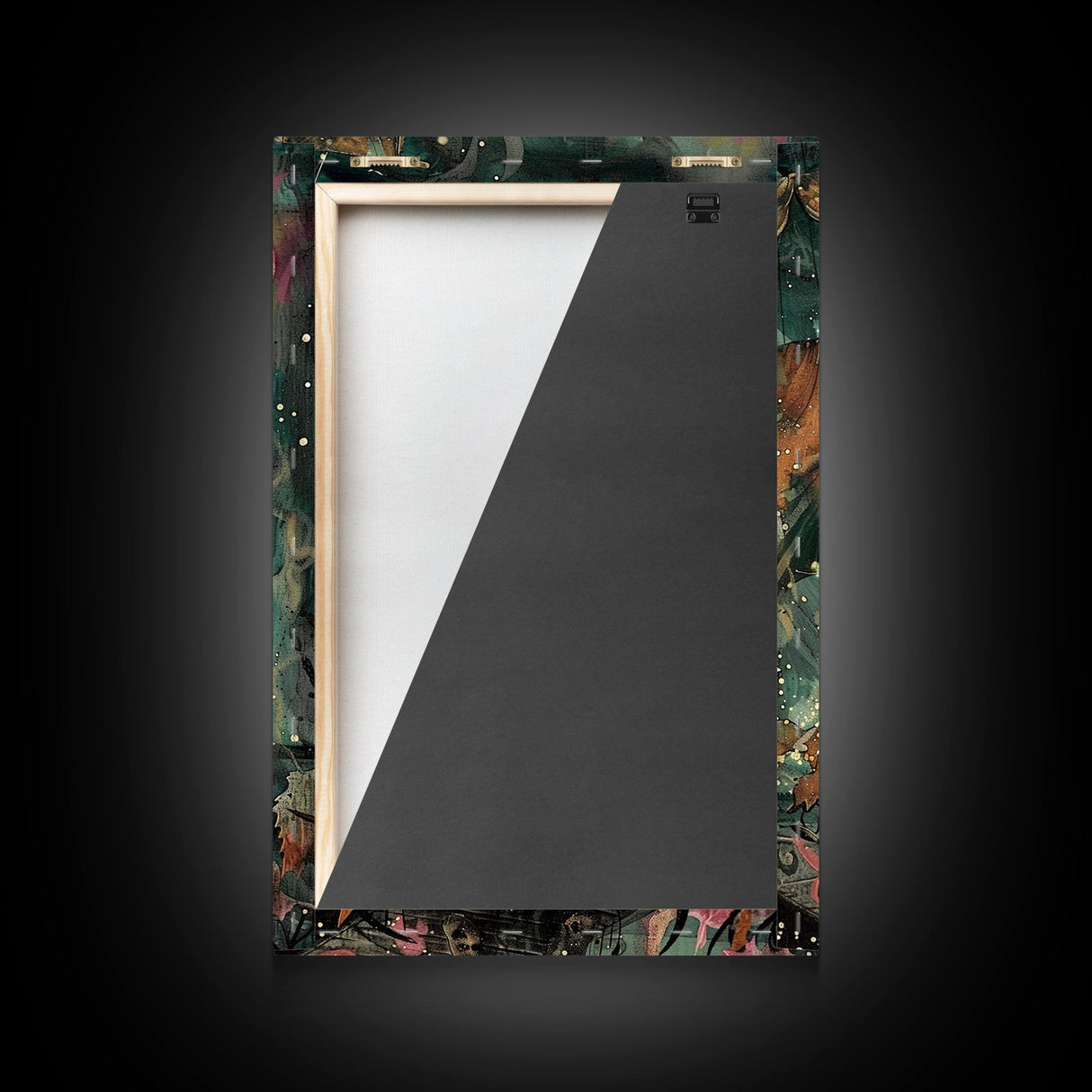 Halloween Ghost Pirate Under Full Moon Framed Canvas Print, Spooky Decor, Living Room Art, Nautical Halloween Wall Art, Home Decoration