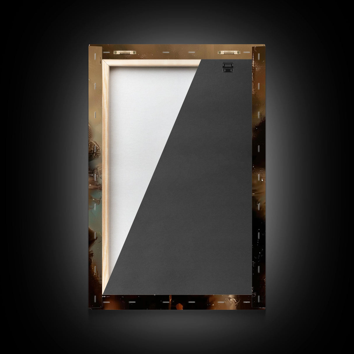 Halloween Werewolf with Glowing Eyes, Framed Canvas Print, Wall Art, Home Decor, Spooky Art, Monster Decor, Halloween Decor, Holiday Gift